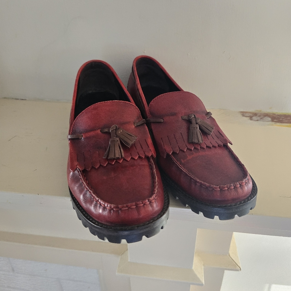 Connie Red Lady Loafers